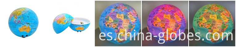 rotating globe